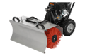 Lumag KM 800 motorový kartáč - ZDARMA radlice na sníh a box-koš na nečistoty