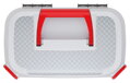 Kufr na nářadí SMART IML 380x234x225 mm, motiv: diamond plate, barva: šedá