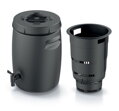 Mini kompostovací nádoba COMBIOLIQ 25l - barva: černá
