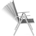 Zahradní sestava Ibiza 185 cm Silver / Taupe 8+1