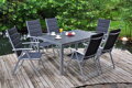 Zahradní sestava Ibiza 185 cm Silver / Taupe 8+1