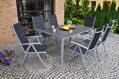 Zahradní nábytek Ibiza 150 cm Grey / Taupe 6+1