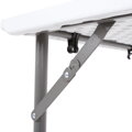 Skládací cateringový stůl 122 cm - 2 výšky
