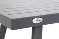 Rohový zahradní nábytek hliníkový Miami Grey / Window Grey - 7 míst
