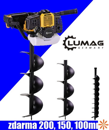 Půdní, zemní vrták - jamkovač Lumag EB 520G