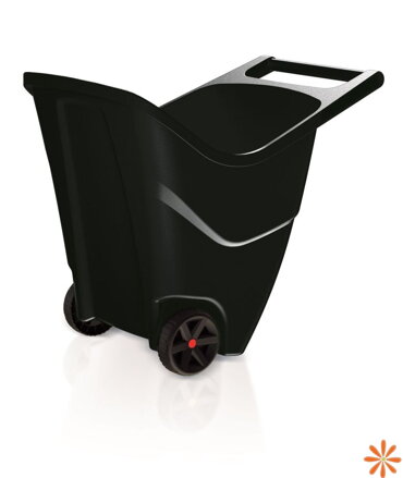 Vozík zahradní LOAD & GO II 85 l - barva: černá