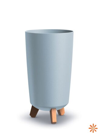 Květináč GRACIA TUBUS SLIM 19,5 cm - barva: světle šedá