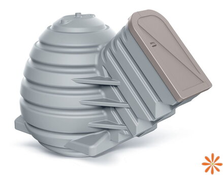 Podzemní sklípek OVO  7500l - barva: světle šedá