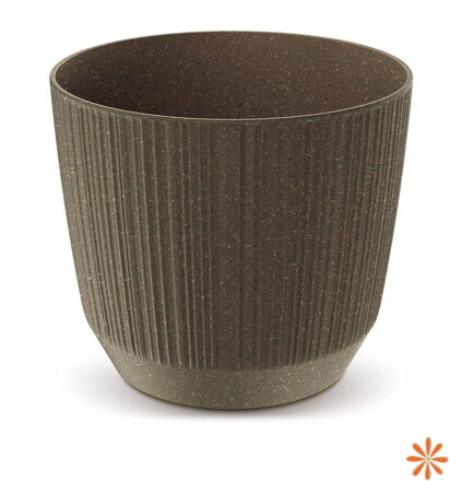 Květináč RYFO ECO WOOD 10,7 cm - barva: káva ECO