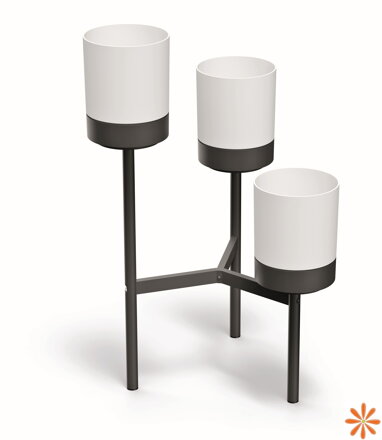 Stojan na květiny BLOOMIE STAND 54 cm - barva: bílá