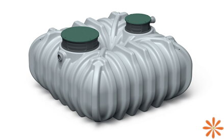 Podzemní nádrž UNGROUND R-5000 šedá 5000 l
