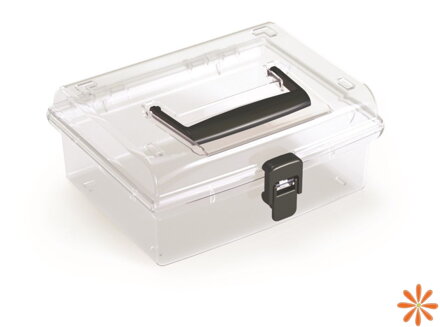 Plastový organizér NUF LOW 195x174x85 mm - barva: černá