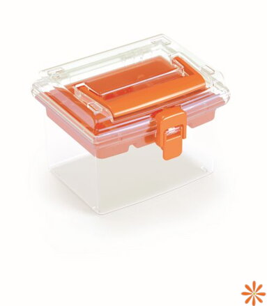Plastový organizér NUF HIGH 148x135x110 mm - barva: oranžová