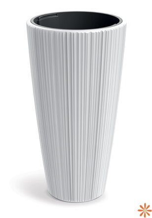 Květináč ORO 39 cm - barva: bílá
