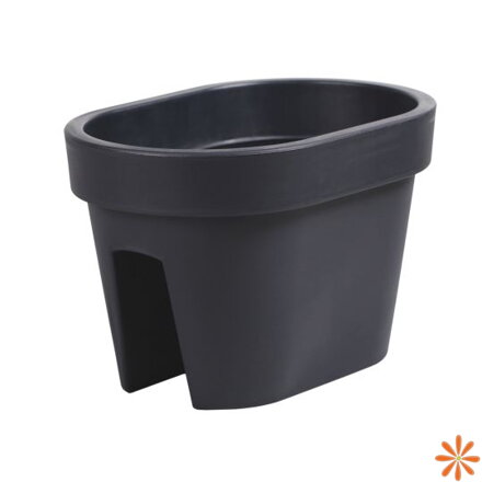 Květináč na zábradlí LOFLY RAILING 39,6 cm - barva: antracit