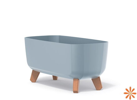 Květináč GRACIA CASE 39 cm - barva: světle šedá
