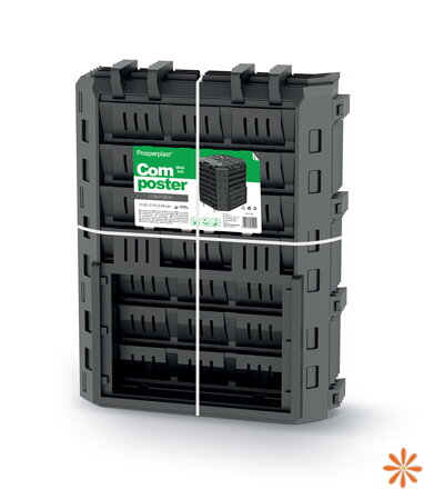 Kompostér COMPOBOX 310l bez balení- barva: černá