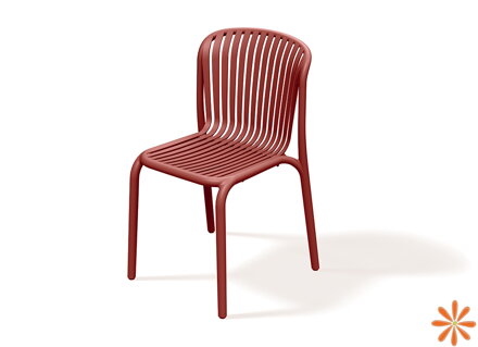 Židle BRENE 520x530x825 - barva: retro červená