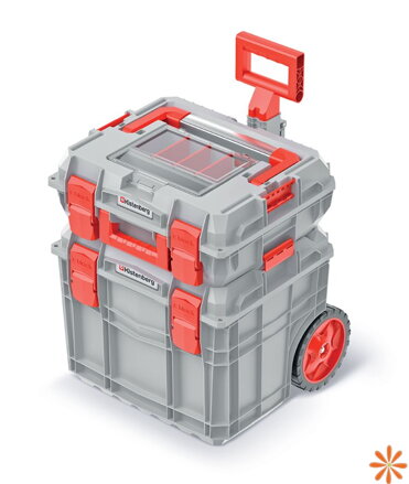 Limited Edition - set kufrů na nářadí C BLOCK SET PRO/ALU LOG 45x38x54,5 cm - barva: šedá