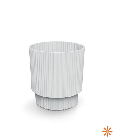 Květináč MILLY 12,8 cm - barva: bílá