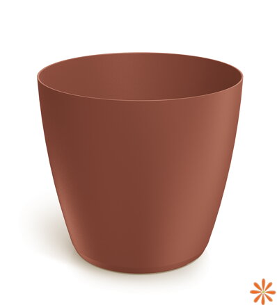 Květináč MATE 11,9 cm - barva: pálená cihla