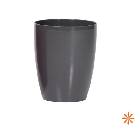 Květináč COUBI ORCHID vysoký 13 cm - barva: grafit