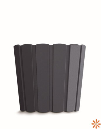 Květináč BOARDEE BASIC 14,4 cm - barva: antracit