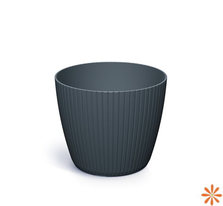 Květináč LAMIA 11,9 cm - barva: antracit