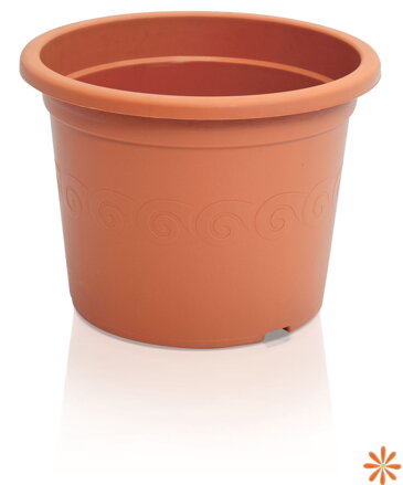 Květináč PLASTICA 9 cm - barva: terakota