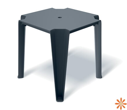 Jídelní stůl LOTTIE 775x775x765 - barva: uhelná