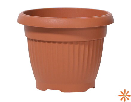 Květináč TERRA kulatý 20 cm - barva: terakota