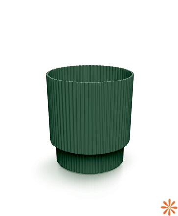 Květináč MILLY 12,8 cm - barva: tmavě zelená
