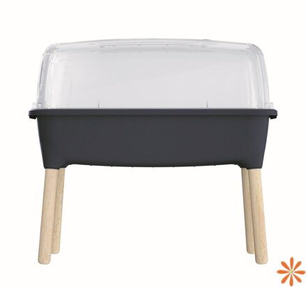 Sadbovač RESPANA PLANTER WOOD HIGH SET 78 cm - barva: antracit
