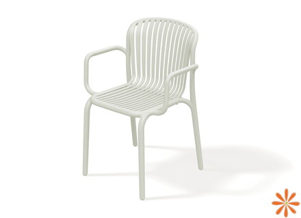 Židle s područkami BRENE 575x530x825 - barva: béžová