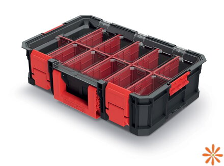 Modulární přepravní box (přepážky) MODULAR SOLUTION 517x331x134 mm - barva: černá