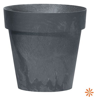 Květináč CUBE BETON EFFECT 11 cm - barva: antracit