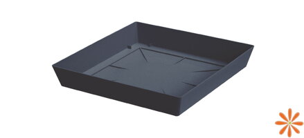 Miska LOFLY SQUARE 16,5 cm - barva: antracit