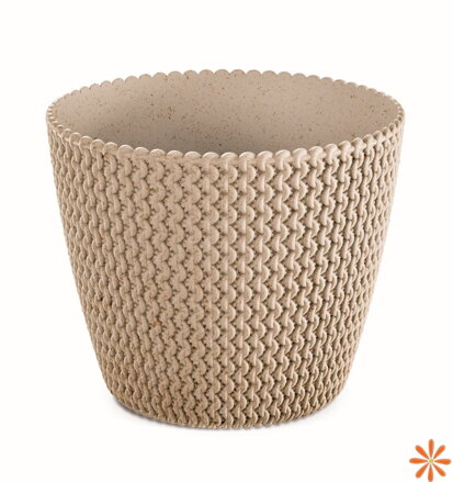 Květináč SPLOFY ECO WOOD naturo 13,0cm