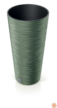 Květináč FURU SLIM  25 cm - barva: zemitě zelená