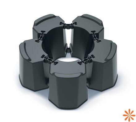 Podstavec pod sud MODULAR BASECAN SET - barva: antracit