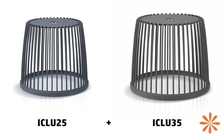 Set 2 univerzálních košů CLUBO 25+35l - barva: antracit