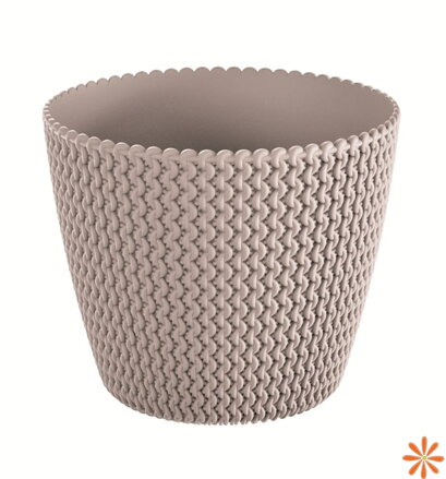 Květináč SPLOFY 39,1 cm - barva: mocca
