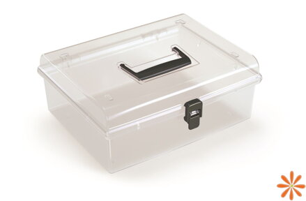 Plastový organizér NUF LOW 292x250x116 mm - barva: černá