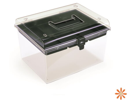 Plastový organizér NUF HIGH 292x250x185 mm - barva: černá