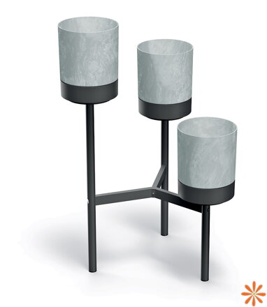 Stojan na květiny BLOOMIE STAND 54 cm - barva: beton