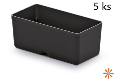Sada 5 plastových boxů na nářadí UNITE BOX 110x55x132 černé