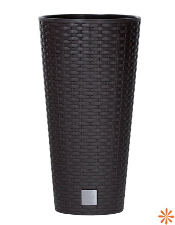 Květináč RATO TUBUS s vkladem 30 cm - barva: umbra