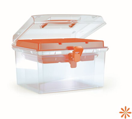 Plastové organizéry NUF SET 245x214x158 mm - barva: oranžová