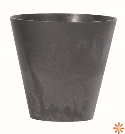 Květináč TUBUS BETON EFFECT 20 cm - barva: antracit