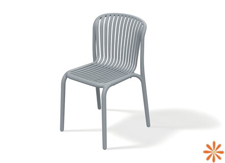 Židle BRENE 520x530x825 - barva: šedá